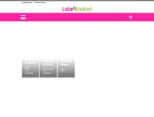 Tablet Screenshot of lubeanalyst.com